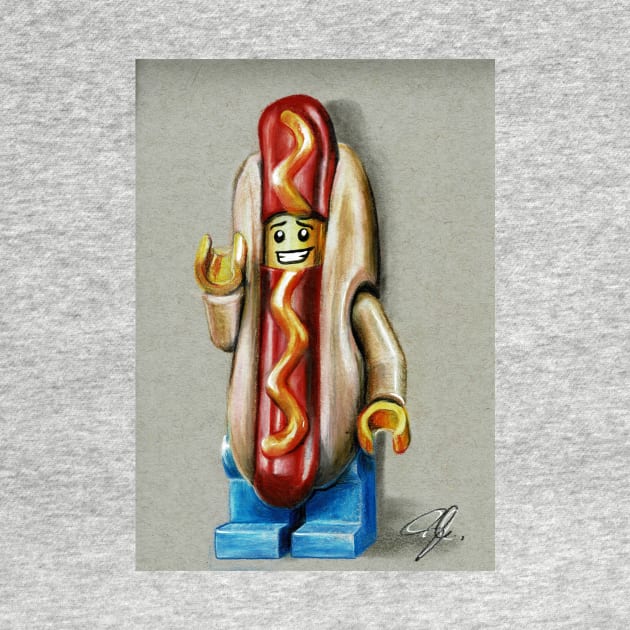 hot dog guy by Scottanthonyartwork